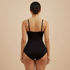 Hook-Front Waist Trainer Bodysuit