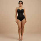 Hook-Front Waist Trainer Bodysuit